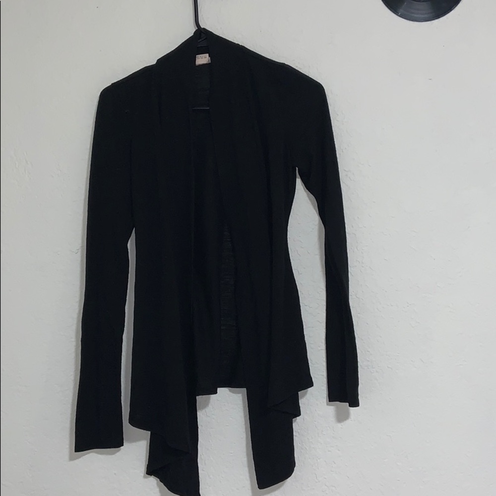 Black cardigan